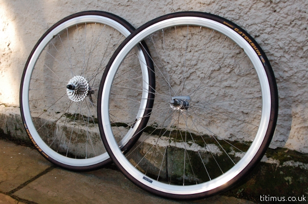 Rigida DP18 Rims With Shimano 105 Hubs and 10 Speed Cassette